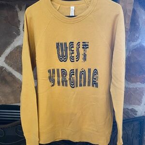 Yellow West Virginia Sweatshirt